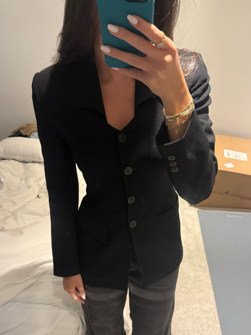 Expressions Black blazer jacket